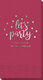 Confetti Dots Let's Party Guest Towels Image 2 of 3